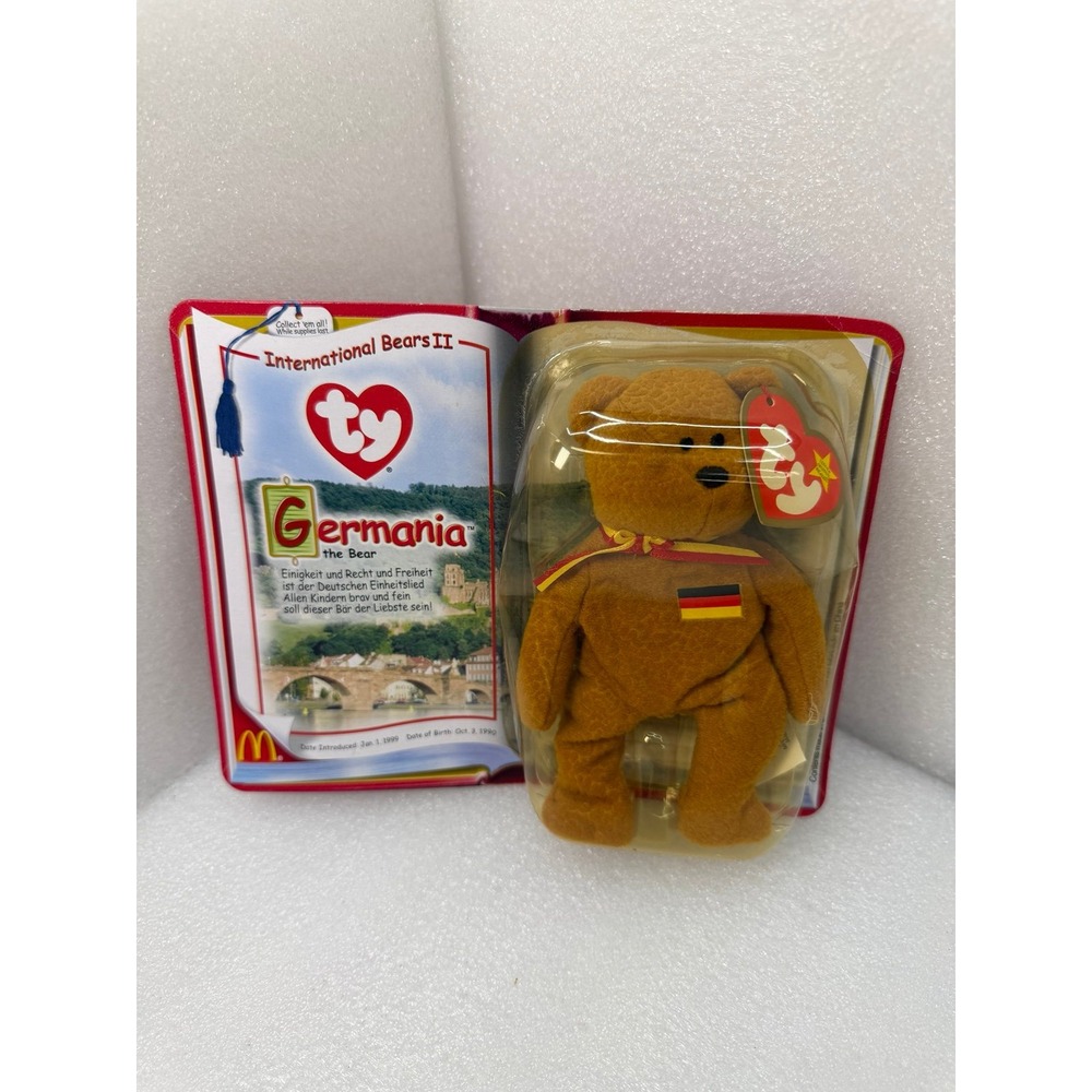 Vintage 2000 Ty Teenie Beanie Babies Germania The Bear International Bears II